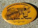 RICHARD WILCOX DOG HANGER ADVERTISING CELLULOID PUMICE STONE