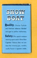 SHOW BOAT CIGARETTE TOBACCO PAPERS