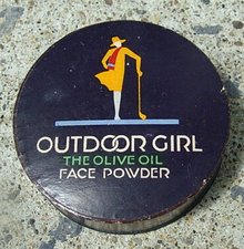 OUTDOOR GIRL FACE POWER BOX-GIRL GOLFER IMAGE/DIFFERENT SIZE