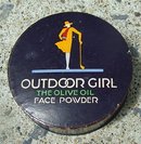 OUTDOOR GIRL FACE POWER BOX-GIRL GOLFER IMAGE/DIFFERENT SIZE