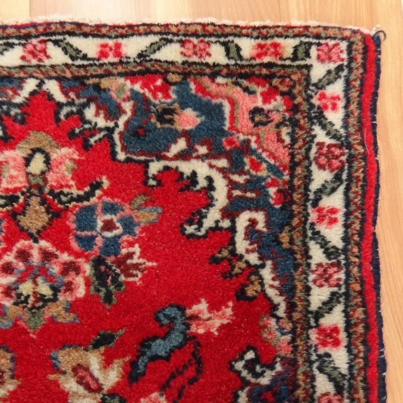 Small Vintage Rug 1' 8 x 3' 3 Red Hamedan