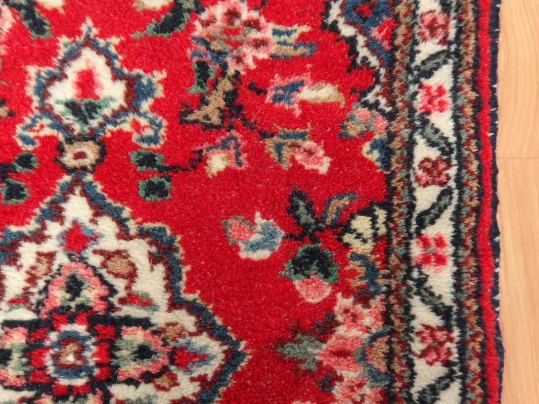 Small Vintage Rug 1' 8 x 3' 3 Red Hamedan