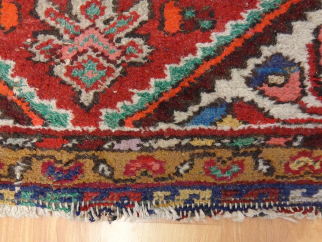Vintage Rug Vintage Red Oriental Rug 2' 7 x 4' 2 Hamedan Area Rug
