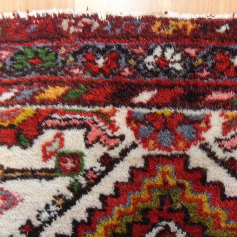 Entry Rug Small Vintage Rug 2' 5 x 4' 1 Red Hamedan