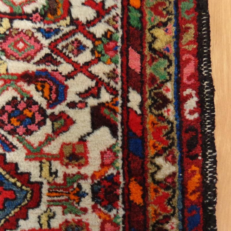 Vintage Rug 2' 3 x 3' 10 Ivory Hamedan