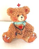 Nurse Bear with Stethoscope