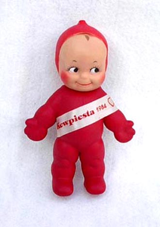 Vintage Red Cameo Kewpie Ragsy Doll