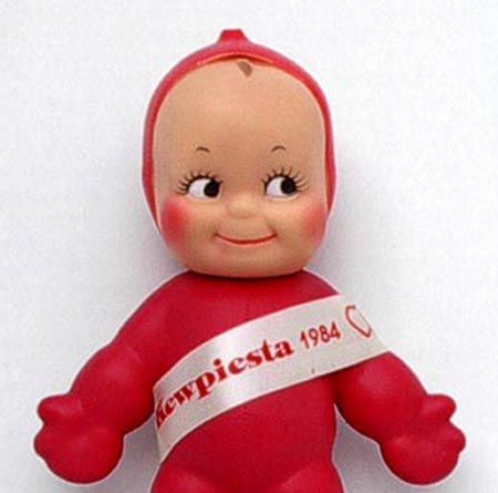 Vintage Red Cameo Kewpie Ragsy Doll