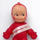 Vintage Red Cameo Kewpie Ragsy Doll