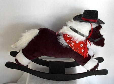 Small Plush Rocking Horse
