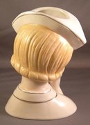 Red Cross Nurse Head Vase