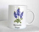 Blue Bonnet Texas State Flower Coffee Mug