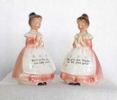 Enesco Prayer Lady Salt & Pepper Shakers