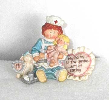 Nursing Is The Gentle Art Of Caring nurse Figure