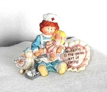 Nursing Is The Gentle Art Of Caring nurse Figure
