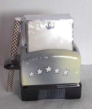 Ceramic Toaster Note Pad Holder
