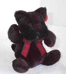 Small Russ Berrie Scottie Dog Plush - Barkley