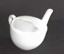 Large White Pottery Invalid Feeder