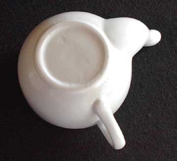 Large White Pottery Invalid Feeder
