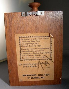 Dental Related Shadow Box