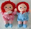Playskool Baby Raggedy Ann & Andy Dolls