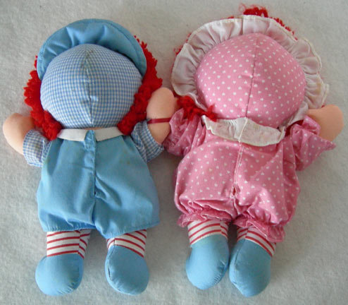 Playskool Baby Raggedy Ann & Andy Dolls