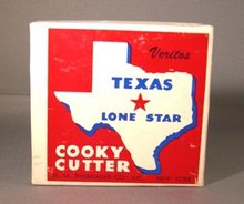 Figural Texas Shaped Cookie Cutter