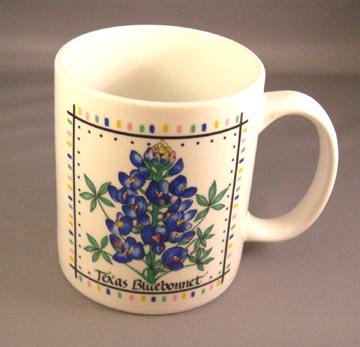 Colorful Texas Bluebonnet Coffee Mug