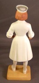 Enesco White Cap Nurse with Clip Board