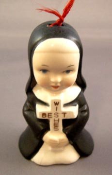 Vintage Small Nun Figural Bell