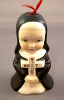 Vintage Small Nun Figural Bell