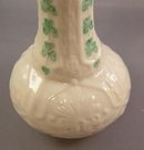 Vintage Belleek Shamrock Design Vase