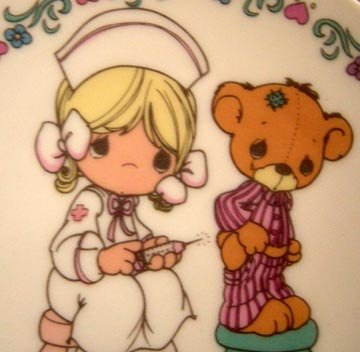 Nurse Precious Moment Small Collector's Plate