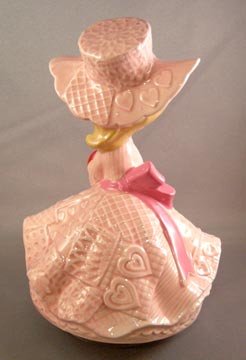 Vintage Valentine Girl Music Box