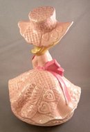 Vintage Valentine Girl Music Box