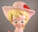 Vintage Valentine Girl Music Box
