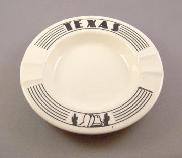 Older Pottery Texas Ash Tray