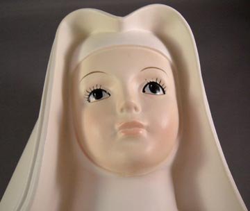 Vintage Relpo Nun Head Vase Planter