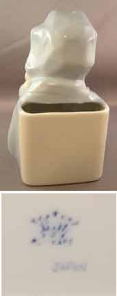 Vintage Blond Madonna and Infant Head Vase Planter