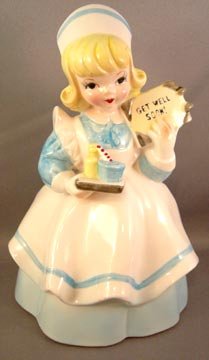 Vintage Lefton Nurse Figural