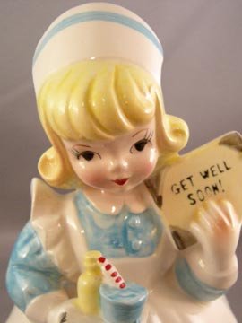 Vintage Lefton Nurse Figural