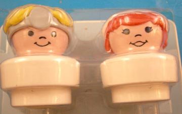 Older Fisher Price Chunky Little People Nurse and Doctor