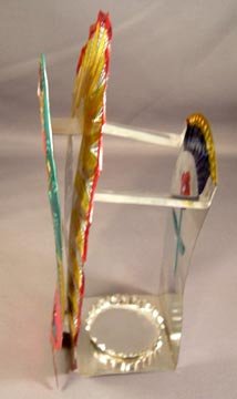 Virgin of Guadalupe Punch Tin Candle Holder