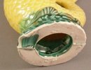 Yellow Colored Spouthing Fish Bubblier Aquarium Ornament
