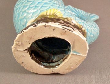 Blue Colored Spouthing Fish Bubblier Aquarium Ornament