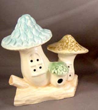Toad Stool Village Bubbler Aquarium Ornaments