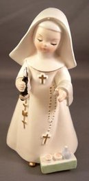 Vintage Napco Nun Figure Medical/Opitical Related