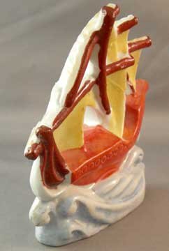 Vintage Aquarium Ornament Sailing Ship