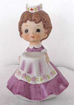 Josef Vintage Red Cross Nurse With Covered Pan