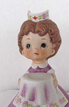 Josef Vintage Red Cross Nurse With Covered Pan